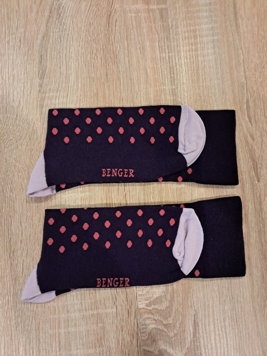 Spot Socks - Purple & Lilac